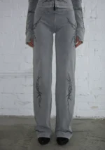 Curse Sculpt Stretch ZIP Tracksuit Washed Grey-3