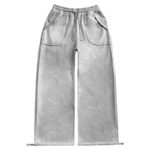Deconstructed Sweatpants Grey Marl