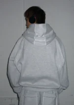 Deconstructed Sweatpants Grey Marl-4