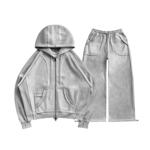 Deconstructed Tracksuit Grey Marl