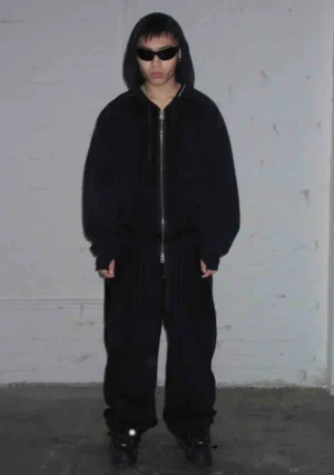 Deconstructed Tracksuit Jet Black-1