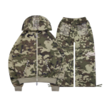 Faithful Studded ZIP Tracksuit Camo