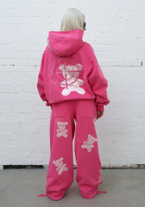 Gamer Oversized Sweatpants Hot Pink-2