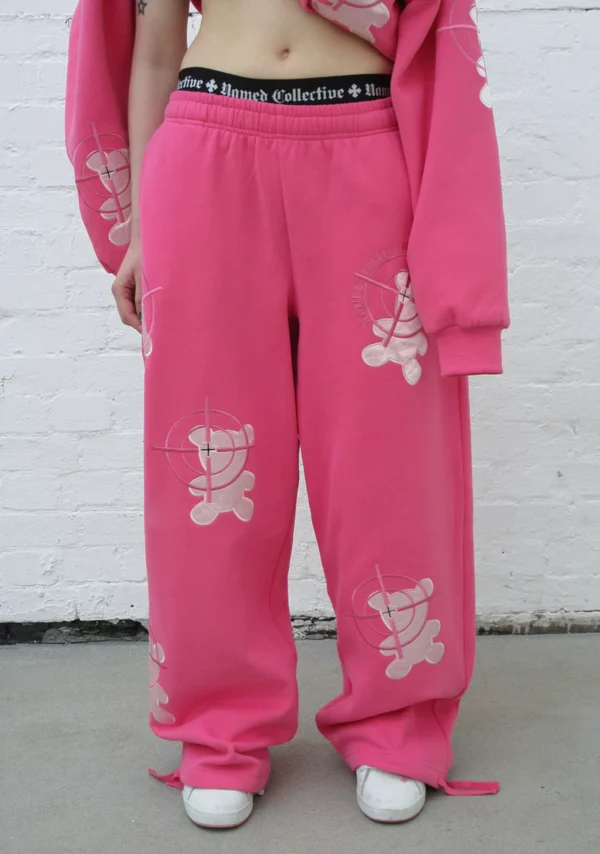 Gamer Oversized Sweatpants Hot Pink-3