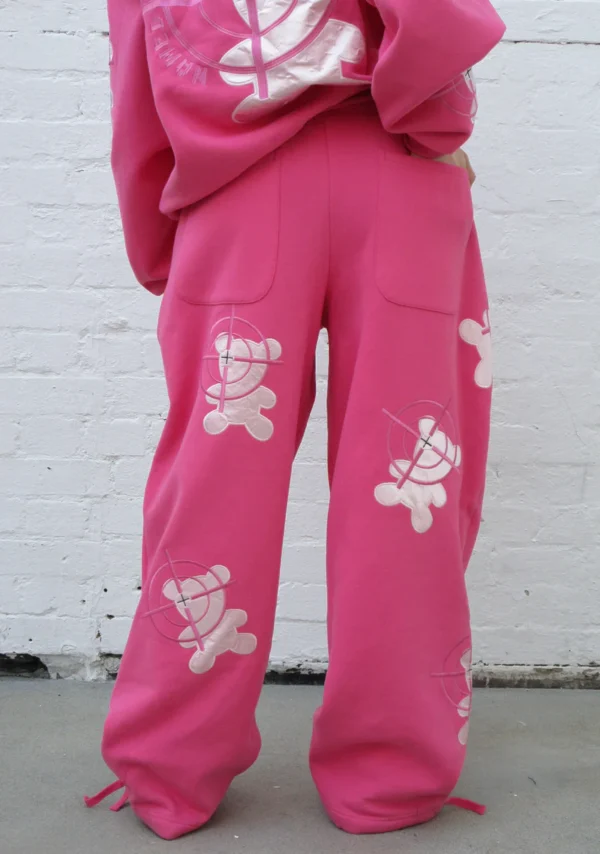 Gamer Oversized Sweatpants Hot Pink-4