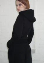 Ghost Embroidered Oversized Sweatpants Black-5