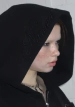 Ghost Lace Up Corset Tracksuit Black-3