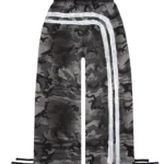 Grime Oversized Sweatpants Grey Camo