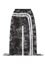 Grime Oversized Sweatpants Grey Camo