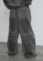 Grime Oversized Sweatpants Washed Slate-2