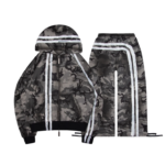 Grime ZIP Tracksuit Grey Camo
