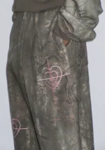 Lovestruck Rhinestone Oversized Sweatpants Camo-3