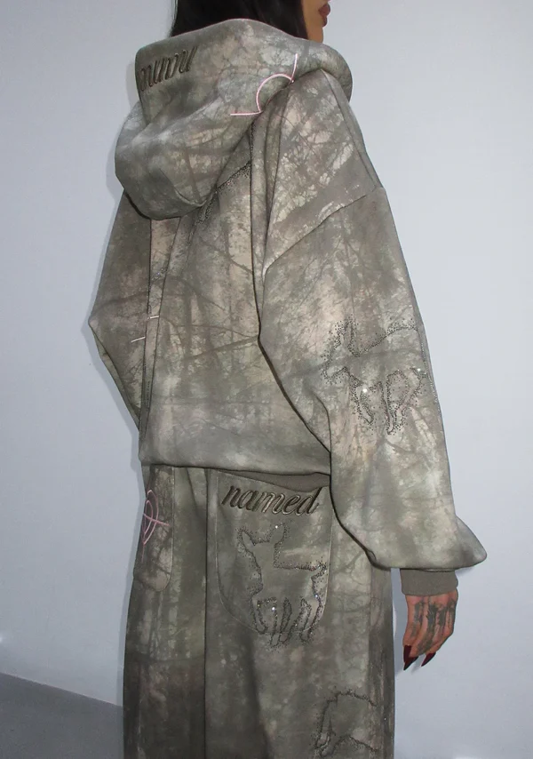 Lovestruck Rhinestone Oversized Sweatpants Camo-5