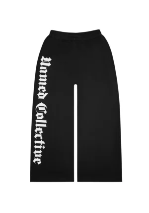 Nth Active Old English Oversized Sweatpants Black
