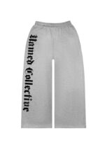 Nth Active Old English Oversized Sweatpants Grey Marl