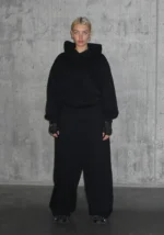 Nth Active Oversized Sweatpants Black-3
