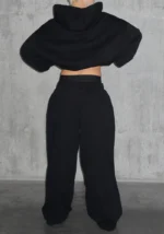 Nth Active Oversized Sweatpants Black-5