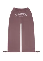 Old English Oversized Sweatpants Washed Mauve