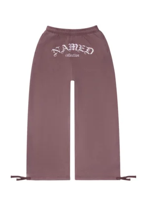 Old English Oversized Sweatpants Washed Mauve