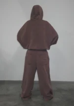 Old English Oversized Sweatpants Washed Mauve-5
