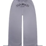 Old English Oversized Sweatpants Washed Vintage Grey