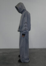 Old English Oversized Sweatpants Washed Vintage Grey-2