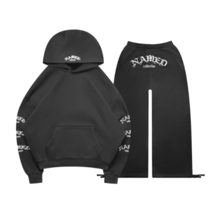 Old English Pullover Tracksuit Washed Charcoal