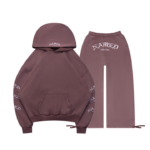 Old English Pullover Tracksuit Washed Mauve