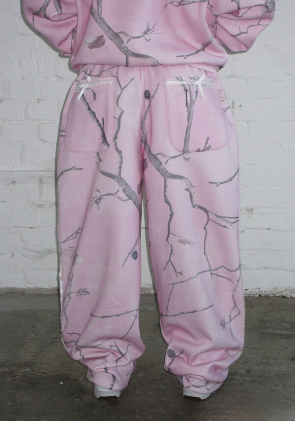 Prey Faux Fur ZIP Tracksuit Pink Camo (Detachable Fur)-4