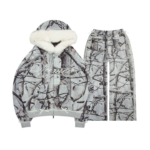 Prey Faux Fur ZIP Tracksuit Snow (Detachable Fur)