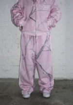 Prey Oversized Sweatpants Pink Camo2