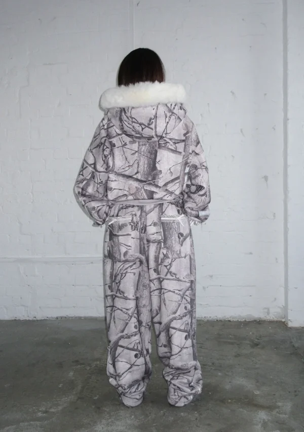 Prey Oversized Sweatpants Snow-4