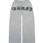 Signature Oversized Sweatpants Grey Marl