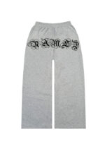 Signature Oversized Sweatpants Grey Marl