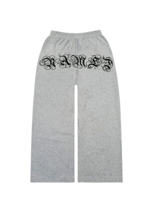 Signature Oversized Sweatpants Grey Marl