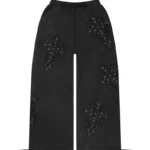 Sinner Studded Oversized Sweatpants Black Vintage Wash