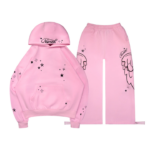 Stitch Wings Pullover Tracksuit Baby Pink (Detachable Wings)