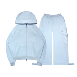 Stitch Wings ZIP Tracksuit Baby Blue (Detachable Wings)