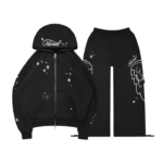 Stitch Wings ZIP Tracksuit Black (Detachable Wings)