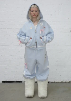 Whisper Oversized Sweatpants Baby Blue-1