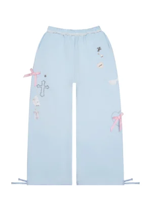 Whisper Oversized Sweatpants Baby Blue