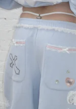 Whisper Oversized Sweatpants Baby Blue-5