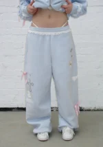 Whisper Oversized Sweatpants Baby Blue-6