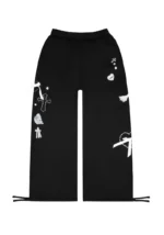 Whisper Oversized Sweatpants Black