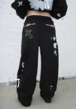 Whisper Oversized Sweatpants Black-3