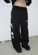 Whisper Oversized Sweatpants Black-4