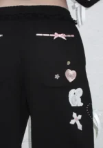 Whisper Oversized Sweatpants Black-5
