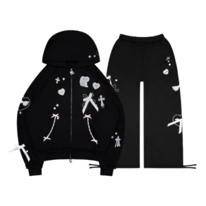 Whisper ZIP Tracksuit Black