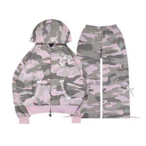 Whisper ZIP Tracksuit Pastel Camo