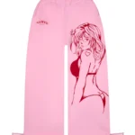 X-rated Oversized Sweatpants Baby Pink